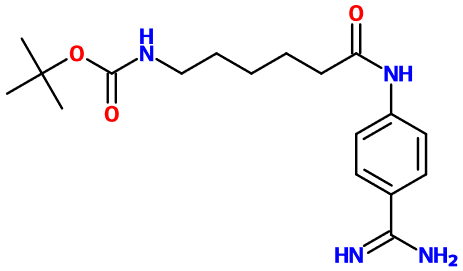 MC004596 N'-Boc-6-Amino-N-(4-carbamimidoylphenyl)hexanamide